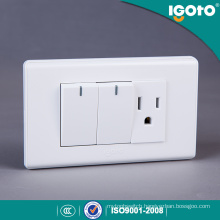 American Style Electrical 10A Switch and Socket Outlet